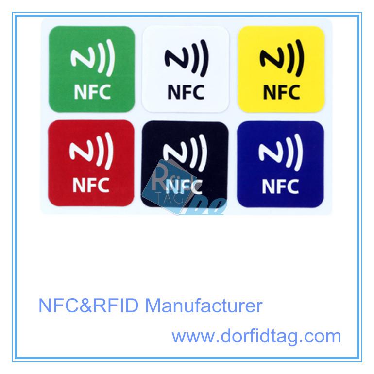 Type 2 144byte, circle 25MM Ntag213 NFC tag, HF NFC tag printable D.O